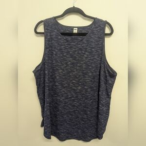 Gray Relaxed Sleeveless Tank Top